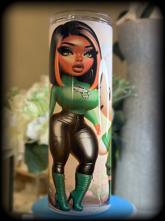 Hello Ms Green in Leather