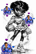 Pink Handbag with Basketball