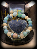 Blue Heart Flutters “Wristlet”