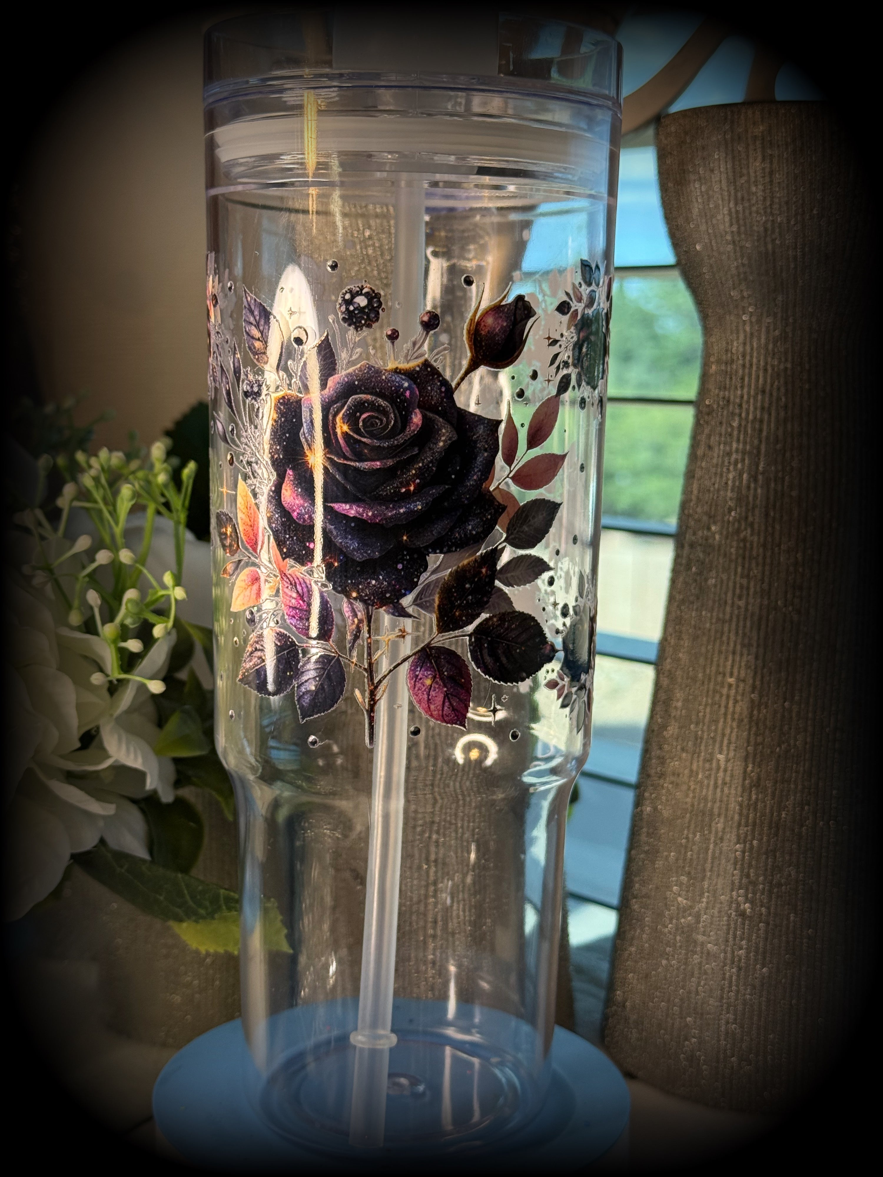 40oz Rosey Tumbler